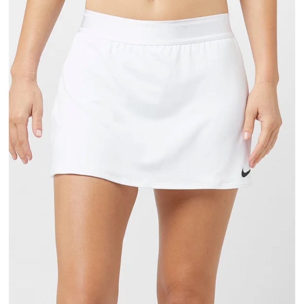 Nike court tennis skirt womens white black shorts